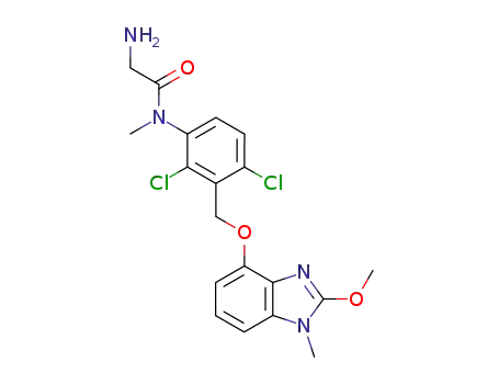 4-[3-(N-Glycyl-N-methylamino)-2,6-dichlorobenzyloxy]-2-methoxy-1-methyl-1H-benzimidazole