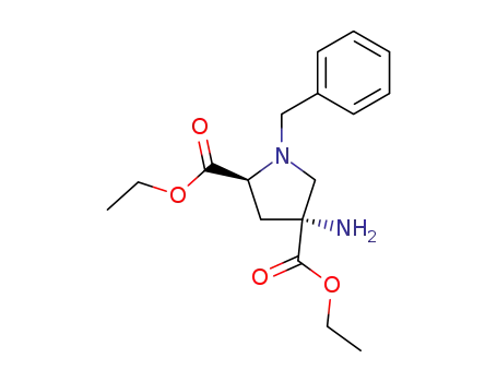 (2S,4R)-4-Amino-1-benzyl-pyrrolidine-2,4-dicarboxylic acid diethyl ester