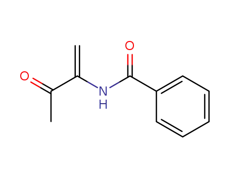 Molecular Structure of 63272-39-9 (Benzamide, N-(1-methylene-2-oxopropyl)-)