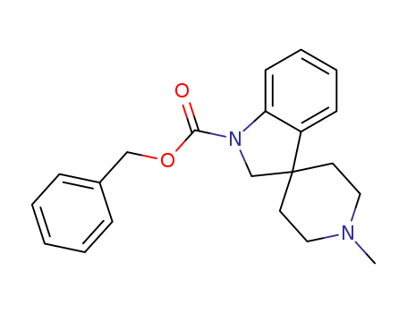 Spiro[3H-indole-3,4'-piperidine]-1(2H)-carboxylic acid, 1'-methyl-, phenylmethyl ester