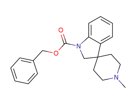 Spiro[3H-indole-3,4'-piperidine]-1(2H)-carboxylic acid, 1'-methyl-,
phenylmethyl ester