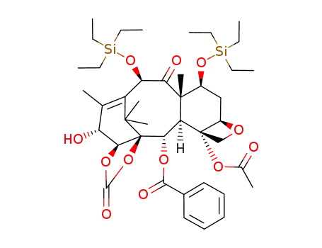 7,10-bis(triethylsilyl)-14β-hydroxy-10-deacetylbaccatin III 1,14-carbonate