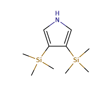 Molecular Structure of 195820-65-6 (3,4-bis(trimethylsilyl)-1H-pyrrole)