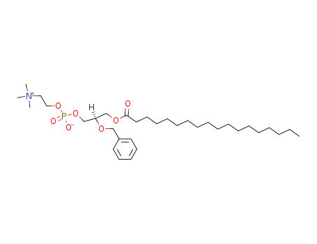 Molecular Structure of 171597-35-6 (1-stearoyl-2-benzylglycerophosphocholine)