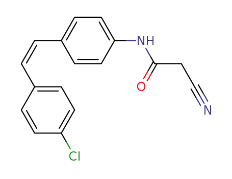 N-{4-[(Z)-2-(4-Chloro-phenyl)-vinyl]-phenyl}-2-cyano-acetamide