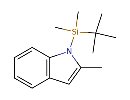 1H-Indole, 1-[(1,1-dimethylethyl)dimethylsilyl]-2-methyl-