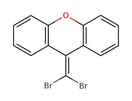 Molecular Structure of 1143-18-6 (9H-Xanthene, 9-(dibromomethylene)-)
