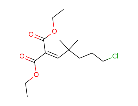 2-(5-Chloro-2,2-dimethyl-pentylidene)-malonic acid diethyl ester