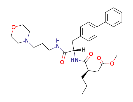 (R)-3-[(S)-2-Biphenyl-4-yl-1-(3-morpholin-4-yl-propylcarbamoyl)-ethylcarbamoyl]-5-methyl-hexanoic acid methyl ester