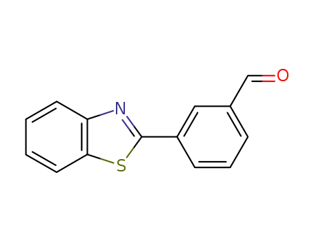 Molecular Structure of 127868-63-7 (3-(Benzothiazol-2-yl)benzaldehyde)