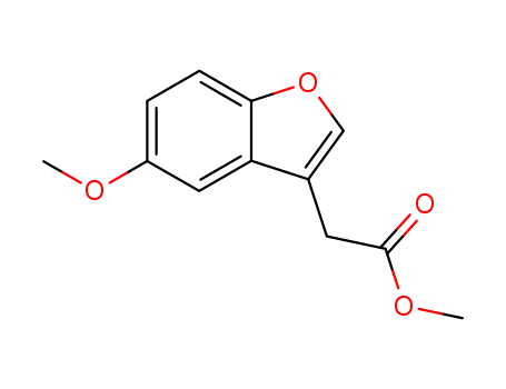 3-Benzofuranacetic acid, 5-methoxy-, methyl ester(118610-60-9)
