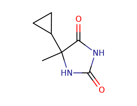 5-cyclopropyl-5-methyl-imidazolidine-2,4-dione cas  5470-46-2