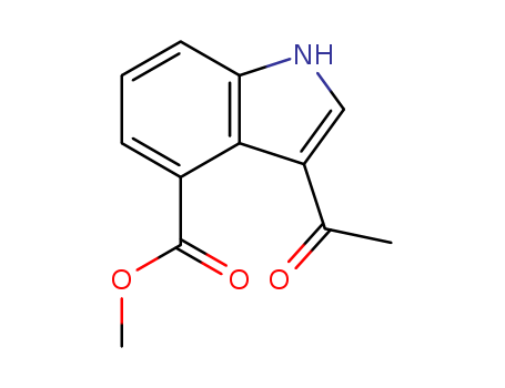 3-Acetyl-1H-indole-4-carboxylic acid methyl ester cas no. 106896-57-5 98%