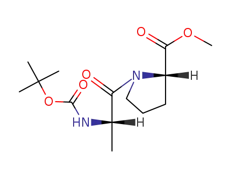 L-Proline, N-[(1,1-dimethylethoxy)carbonyl]-L-alanyl-, methyl ester