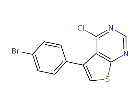 5-(4-BROMOPHENYL)-4-CHLOROTHIENO[2,3-D]PYRIMIDINE