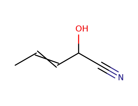 (Z)-2-hydroxypent-3-enenitrile