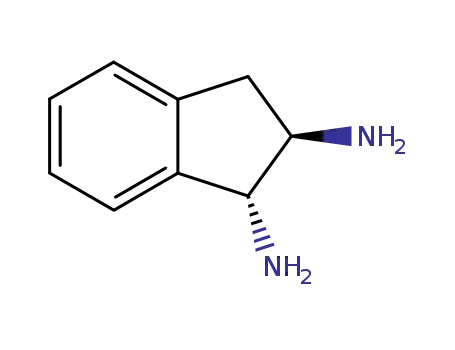 Molecular Structure of 218151-48-5 (1H-Indene-1,2-diamine,2,3-dihydro-,(1R,2R)-(9CI))