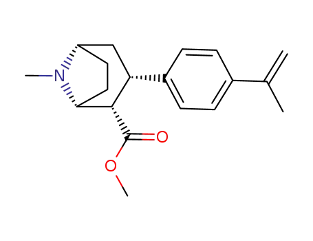 3β-(4'-isopropenylphenyl)tropane-2β-carboxylic acid methyl ester