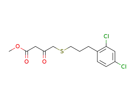 4-[3-(2,4-Dichloro-phenyl)-propylsulfanyl]-3-oxo-butyric acid methyl ester