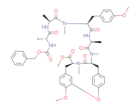 C<sub>50</sub>H<sub>60</sub>N<sub>6</sub>O<sub>12</sub>