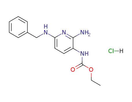 Molecular Structure of 21630-56-8 (Desfluoro Flupirtine Hydrochloride)