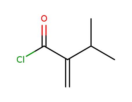 Molecular Structure of 72846-28-7 (Butanoyl chloride, 3-methyl-2-methylene-)