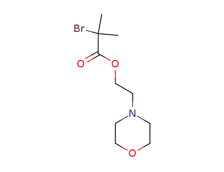 Molecular Structure of 627106-74-5 (Propanoic acid, 2-bromo-2-methyl-, 2-(4-morpholinyl)ethyl ester)