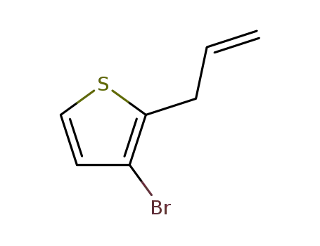 Molecular Structure of 33892-67-0 (3-(3-BROMO-2-THIENYL)-1-PROPENE)