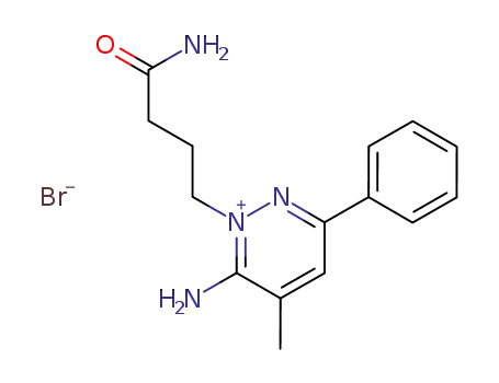 Molecular Structure of 105562-24-1 (1(6H)-Pyridazinebutanamide, 6-imino-5-methyl-3-phenyl-)
