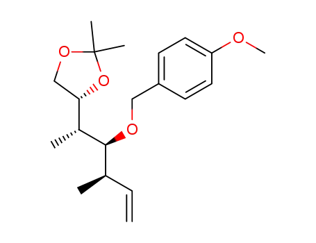 (3R,4S,5S,6R)-6,7-(isopropylidenedioxy)-4-(4-methoxybenzyloxy)-3,5-dimethyl-1-heptene