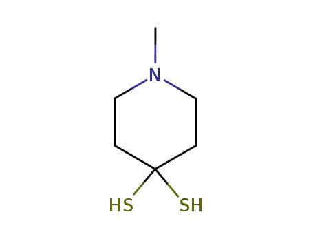 Molecular Structure of 87225-55-6 (1-methylpiperidine-4,4-dithiol)