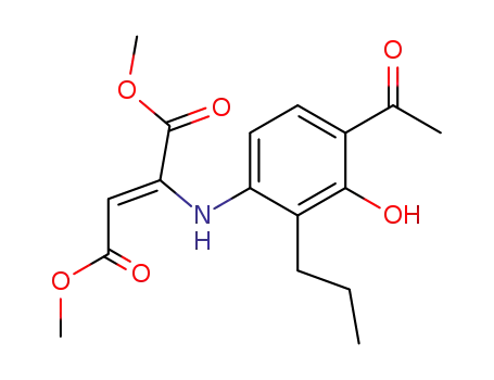 (Z)-dimethyl 2-<(4-acetyl-3-hydroxy-2-propylphenyl)-amino>butene-1,4-dioate