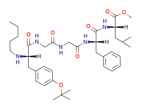 N-pentyl-O-tert-butyltyrosylglycylglycylphenylalanylleucine methyl ester