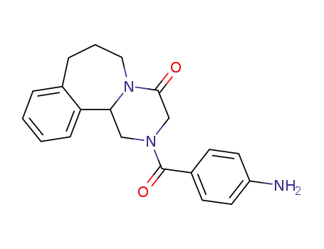 Molecular Structure of 121654-66-8 (2-(4-Amino-benzoyl)-2,3,6,7,8,12b-hexahydro-1H-benzo[3,4]azepino[1,2-a]pyrazin-4-one)