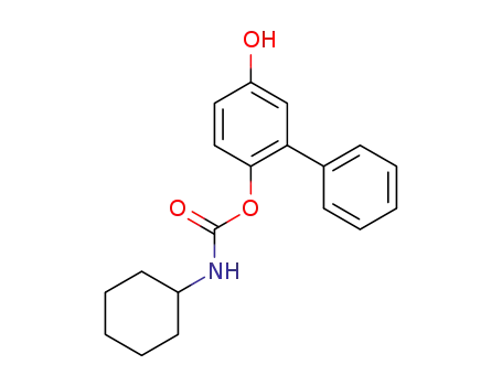 Molecular Structure of 1267658-61-6 (5-hydroxy-(1,1′-biphenyl)-2-yl N-cyclohexylcarbamate)