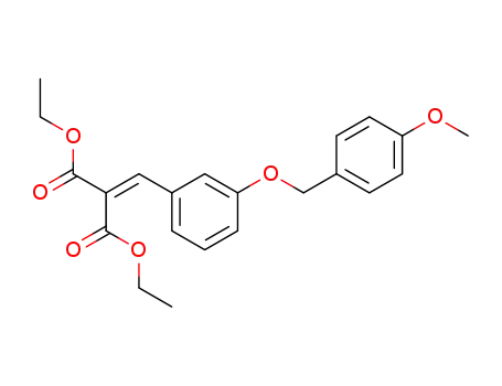 Propanedioic acid, [[3-[(4-methoxyphenyl)methoxy]phenyl]methylene]-,
diethyl ester