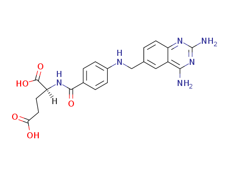 L-Glutamic acid,N-[4-[[(2,4-diamino-6-quinazolinyl)methyl]amino]benzoyl]- cas  18921-68-1