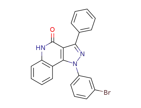 1-(3-Bromo-phenyl)-3-phenyl-1,5-dihydro-pyrazolo[4,3-c]quinolin-4-one
