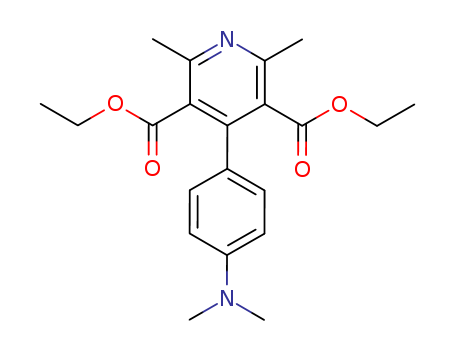 diethyl 4-(4-dimethylaminophenyl)-2,6-dimethyl-pyridine-3,5-dicarboxylate cas  53338-49-1