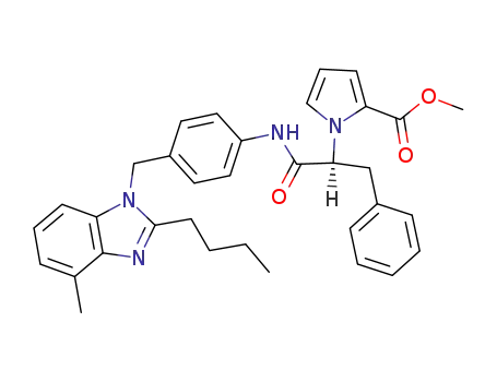 1H-Pyrrole-2-carboxylic acid,
1-[2-[[4-[(2-butyl-4-methyl-1H-benzimidazol-1-yl)methyl]phenyl]amino]-2-
oxo-1-(phenylmethyl)ethyl]-, methyl ester, (S)-