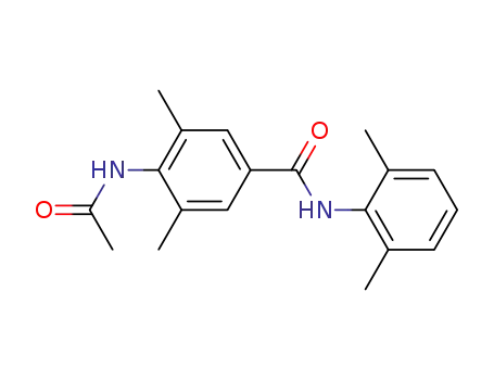 Benzamide, 4-(acetylamino)-N-(2,6-dimethylphenyl)-3,5-dimethyl-