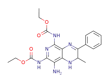 diethyl (8-amino-1,2-dihydro-2-methyl-3-phenylpyrido<3,4-b>pyrazine-5,7-diyl)bis<carbamate>