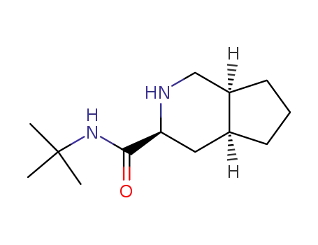 N-tert-butyloctahydro-(3S,4aS,7aS)-1H-pyrindene-3-carboxamide