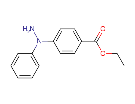 Molecular Structure of 127220-93-3 (ethyl 4-(1-phenylhydrazinyl)benzoate)