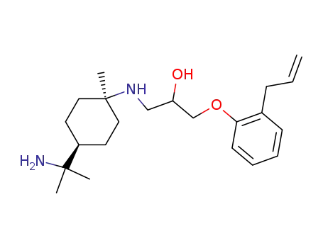 N<sup>1</sup>-<3-(o-allylphenoxy)-2-hydroxypropyl>-(Z)-1,8-diamino-p-menthane