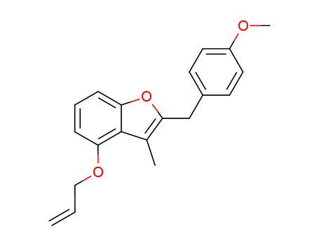 4-Allyloxy-2-(4-methoxy-benzyl)-3-methyl-benzofuran