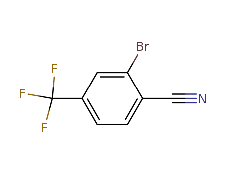 Molecular Structure of 35764-15-9 (2-BROMO-4-(TRIFLUOROMETHYL)BENZONITRILE)