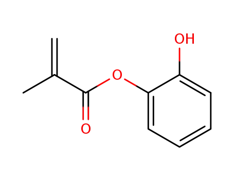 Molecular Structure of 29925-70-0 (2-Propenoic acid, 2-methyl-, 2-hydroxyphenyl ester)