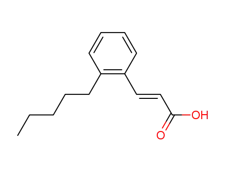2-Propenoic acid, 3-(2-pentylphenyl)-