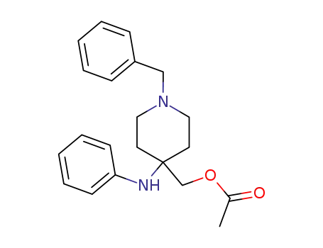 N-Benzyl-4-(acetoxymethyl)-4-anilinopiperidine